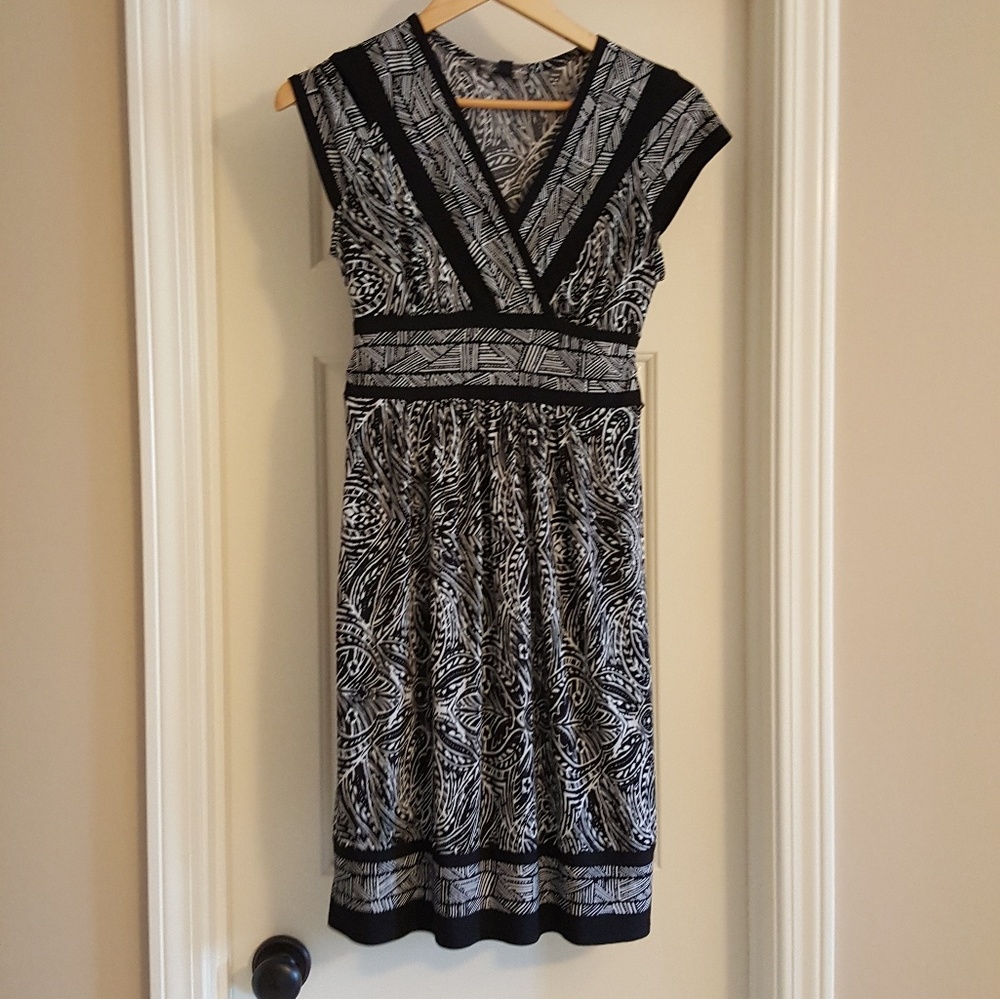 Black and White Dress